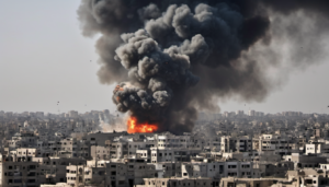 During Telecommunication Blackout in Gaza